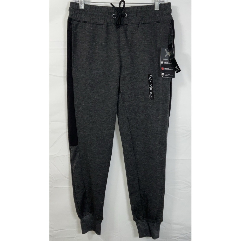NWT Men's Game Time Active DNA Flex Fit Jogger Sweatpants Gray‎ & Black - Medium